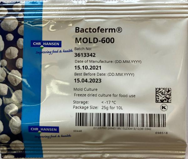 Hansen Bactoferm Edelschimmelkultur | Mold-600 25 g für 10 L Wasser)